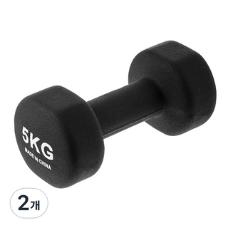 comet 經典啞鈴 5kg, 黑色, 2個