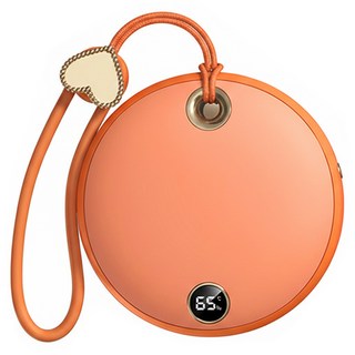 POWERRIDER WS26 Plus 毛絨暖暖蛋 5V/2A(MAX)充電輸入 5000mAh電池容量, 暖陽橙