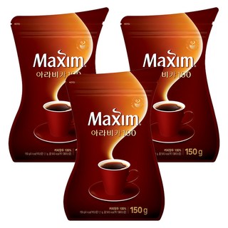 맥심 아라비카 100 원두 커피믹스, 150g, 1개입, 3개