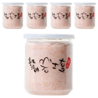 Royal Chef 天廚國際 喜馬拉雅山岩鹽 細粒 富含礦物質 帶出食材鮮甜, 400g, 5罐