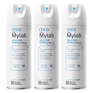 세스코마이랩 모기 에어로솔 워터베이스 무향, 3개, 330ml