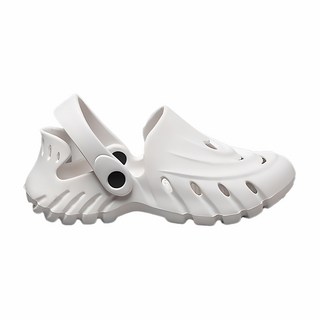 鏤空透氣包頭兩用洞洞花園鞋 EVA材質, 36, 白色