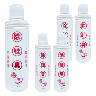 FOOTMATES 足之伴 除鞋臭, 120g, 5瓶