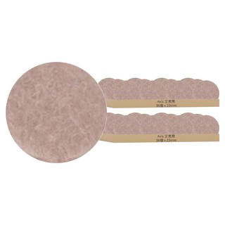 Axis 艾克思 家俱消音防刮毛氈腳墊 保護地板 降低噪音 安裝簡便, 22mm, 72個