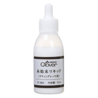 CLOVER 可樂牌 線頭固定液 梭編蕾絲用 50 x 105 x 7 毫米 日本產, 白色 + 黑色, 1個