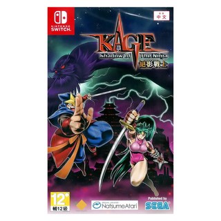Nintendo 任天堂 SWITCH KAGE Shadow of The Ninja 絕影戰士 中文, KAGE Shadow of The Ninja /u7d55/u5f71/u6230/u58eb