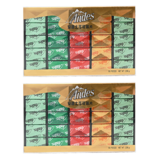 Andes 安迪士 綜合可可薄片禮盒 60片, 236g, 2盒