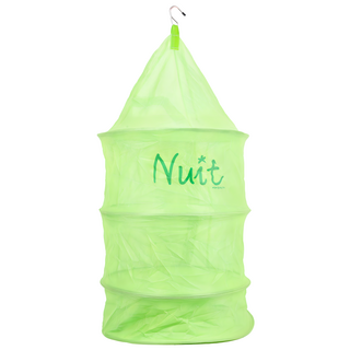 Nuit 努特 魔術折疊餐櫥網籃 NT02G, 1個, 4層, 珍珠綠