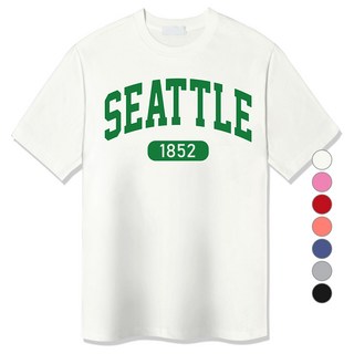 일루소 남성용 시애틀 1852 스탠다드 면 반팔 티셔츠