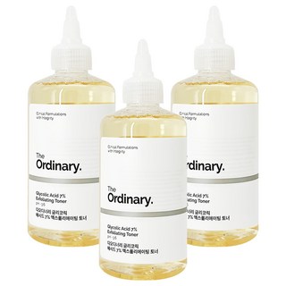 The Ordinary 甘醇酸7%去角質化妝水 240ml, 3瓶