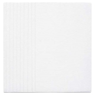 MaDaKkuMi 彩色瓦楞紙, 白色(紙板), 1組