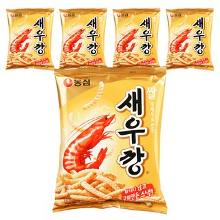 새우깡 쌀, 80g, 5개