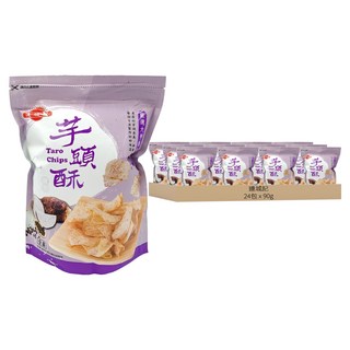 連城記 芋頭酥 椒鹽 全素, 90g, 24包