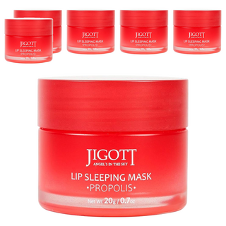 JIGOTT 蜂膠 晚安唇膜 20g 滋潤保濕 唇部護理, 1罐, 6罐