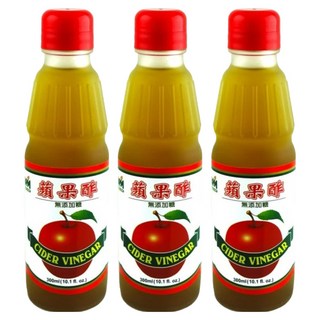 KOKUMORI 穀盛 蘋果酢 無添加糖, 300ml, 3瓶