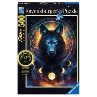 Ravensburger 維寶 夜光版 月狼, 500片, 月狼 多色, 1盒