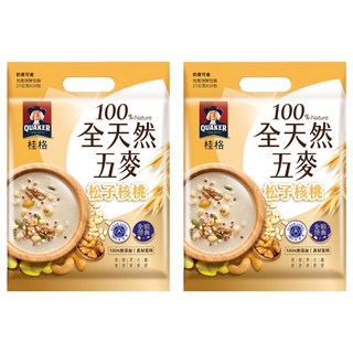 QUAKER 桂格 全天然五麥 松子核桃, 270g, 2袋