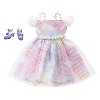 TAKARA TOMY Licca 莉卡娃娃 LW-04 夢幻虹彩水晶球洋裝組, LA91279, 1盒