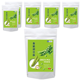 優穀美身 香脆豌豆酥 非油炸 全素, 60g, 6包