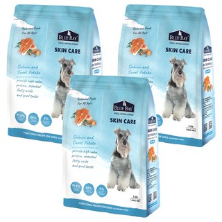BLUE BAY 倍力 全齡犬 舒敏護膚配方 乾飼料, 鮭魚 + 甜薯, 1.5kg, 3袋