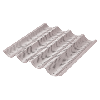 CHEFMADE 學廚 香檳金不沾法國麵包模 WK9865 大, 1個