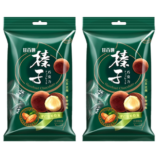 KAISER 甘百世 榛子巧克力 精選烘焙香脆果仁 果仁粒粒飽滿 台灣製造, 70g, 2包