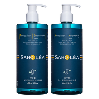 森歐黎漾 洋甘菊涼感控油洗髮精, 480ml, 2瓶