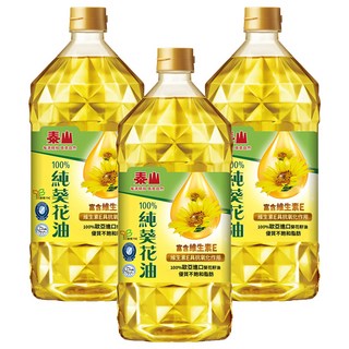 TAISUN 泰山 純葵花油, 2L, 3瓶