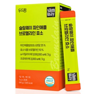 슬림웨이 두드림 파인애플 브로멜라인 효소, 1개, 30회분