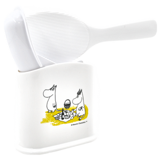 Skater SMS1 飯匙收納盒組, 姆明 + 嚕嚕米 白色, 1組