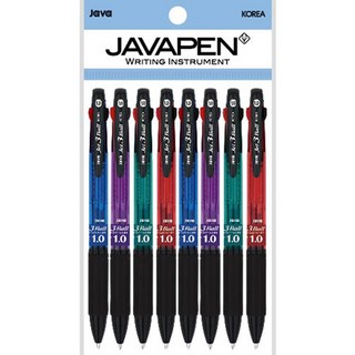 JAVAPEN 3色原子筆 1.0mm, 混色, 1套