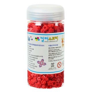 Colorstory 8mm 造型積木 700片, 1個, 紅色