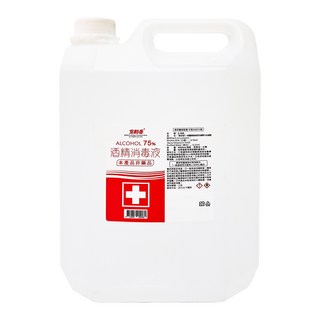 室翲香 75%酒精消毒液 快速揮發無殘留, 4L, 1桶