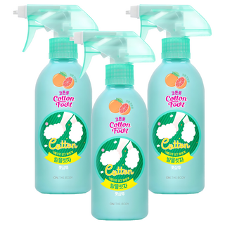 온더바디 코튼풋 발을 씻자 풋샴푸 자몽 민트향, 1개입, 3개, 385ml