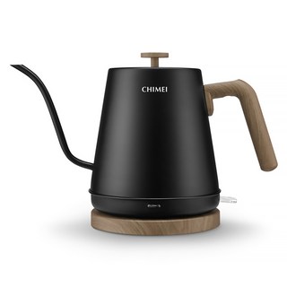 CHIMEI 奇美家電 木紋手沖細口快煮壺 KT-08L022 流線型壺嘴 304不鏽鋼材質, 1個