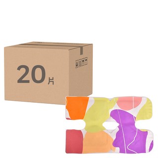 ANTIAN 艾草膝蓋熱敷貼/關節護膝貼 顏色隨機, 20片