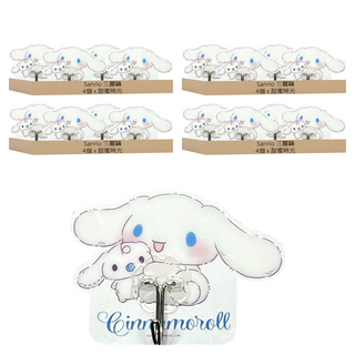 Sanrio 三麗鷗 大耳狗喜拿無痕掛勾 SCN3008 70 x 100 x 20mm, 甜蜜時光 白色, 16個