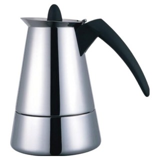 Pearl Horse 寶馬 克那摩卡壺 不鏽鋼, 銀色, 1個