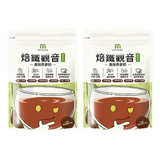 MIHONG 米鴻生醫 高效燕麥奶 焙鐵觀音, 500g, 2袋