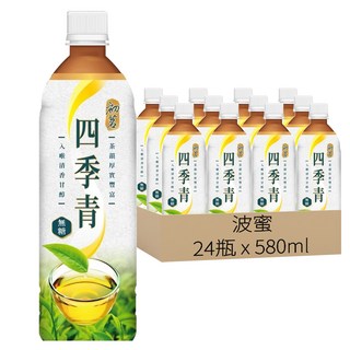 波蜜 初茗 四季青茶 580ml*24瓶 (無糖、清新、解渴)