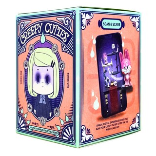 MegaHouse 百萬屋 Mighty Jaxx Creepy Cuties 毛骨悚然的小可愛們 盒玩 Set 塑膠PVC材質 15歲以上適用, 1盒