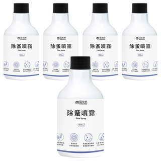 HUKUROU 福來朗 除蚤噴霧補充瓶 500ml, 5瓶