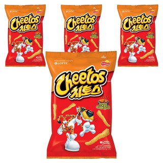 LOTTE 樂天 奇多玉米棒 煙燻烤肉味, 164g, 4包