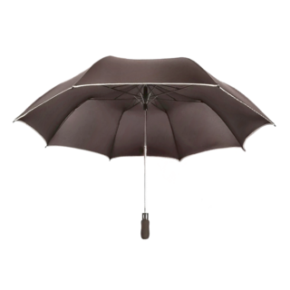 超大自動傘，全展開125cm x 高78cm，碳纖維傘骨，附傘套, 琥珀棕