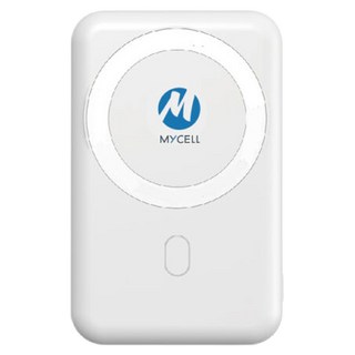 MYCEll 積進科技 PD磁吸式無線行動電源for MagSafe 10000mAh 15W無線充電, 白色