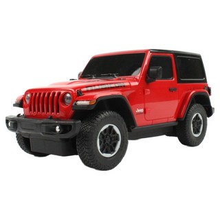 라스타 1:24 스케일 랭글러 루비콘 RC카, 레드, 1개