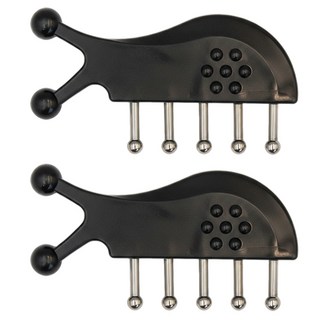 黑魚 五丁多功能按摩器 PP+不鏽鋼材質 台灣製造, 單一商品, 黑色