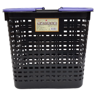 Tien Chen 添成塑膠 黑武士 洗衣籃, 黑色