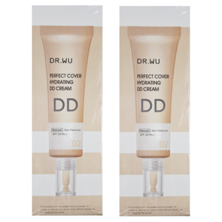 DR.WU 達爾膚 台灣公司貨 超完美保濕DD霜 SPF28 PA++, 自然色, 40ml, 2條