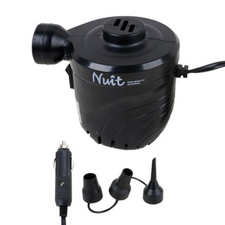 Nuit 努特 車用高磅數電動充氣幫浦/點菸頭打氣幫浦 PSI 1.09 KMP02, 黑色, 1個